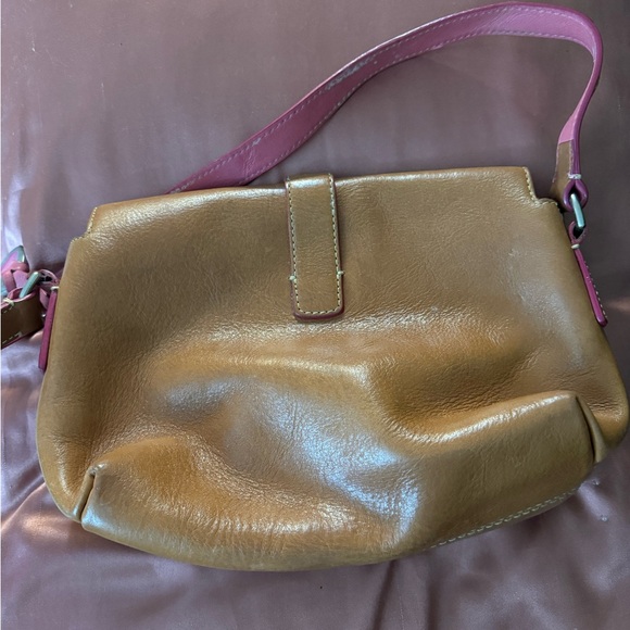 Vintage Leather Dooney & Bourke Shoulder Bag - Picture 6 of 9